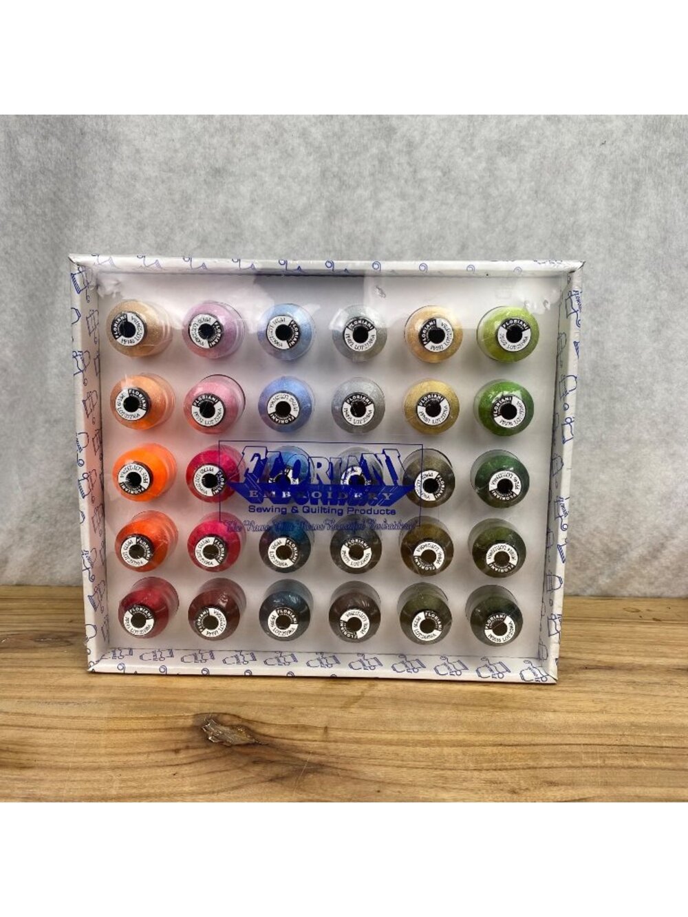 Floriani F30TS 30 Spool New Edition Thread Set Polyester 1100 Yard New Was $179